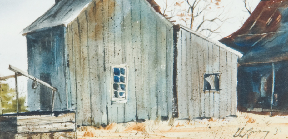 Cabin Scene Painting